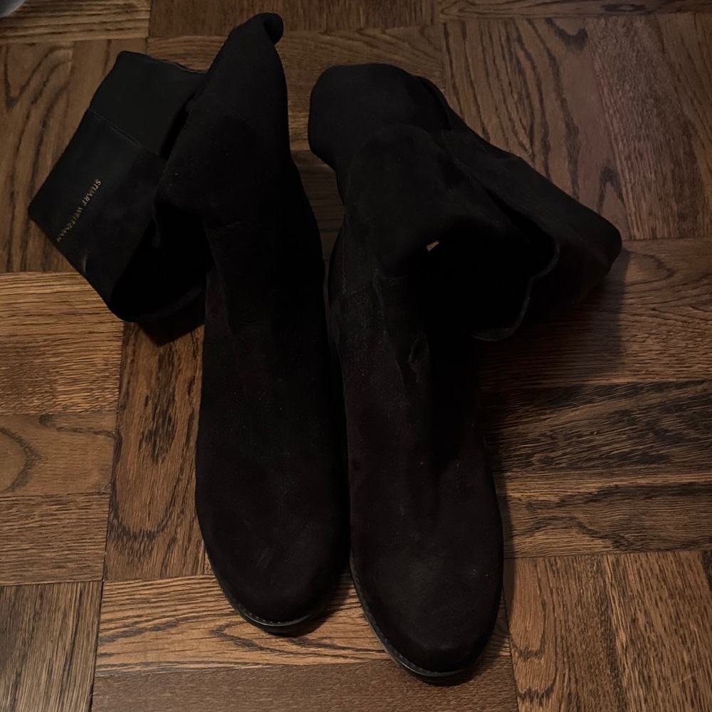 Stuart Weitzman Black Over the Knee Boots